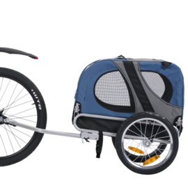 Hondenfietskar Topmast Original Opvouwbaar Blauw Medium- Gratis Verzending