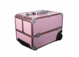 Groom-X Materiaalkoffer Pink Deluxe Draagbaar met wielen - Roze