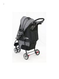 Innopet Hondenbuggy Avenue Blended Grey met Gratis Regenhoes - Gratis Verzending