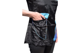 Trimshirt Nala Fantasia Zwart met Blauw S t/m 3XL