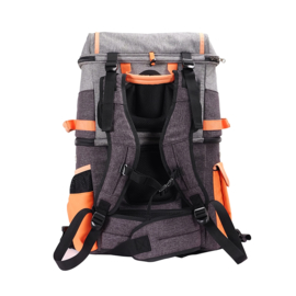 IBIYAYA Rugzak Two tier backpack Orange - Gratis Verzending - Gratis Verzending