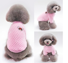 Hondentrui Cute Roze - Maat Small - Ruglengte 20 cm - In Voorraad