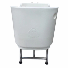 Hondenbad professioneel wit met raam 106 x 62 x 96 cm- Gratis Verzending