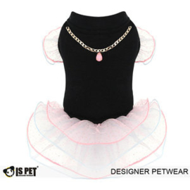 IsPet Dress ballet Zwart - Medium-Ruglengte 27-30 cm - In Voorraad