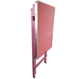Trimtafel Showtime Roze 60x45x82 inklapbaar -verstelbaar- Gratis Verzending