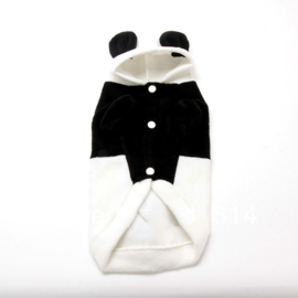 Honden Fleece Jas Panda  - Medium - Ruglengte 36 cm - In Voorraad