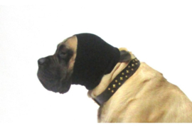 Oorbescherming ( Hoodie) Hond Zwart XL