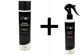 Puppy set - Shampoo en Ontklitspray De Luxe 250ml