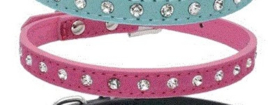 Halsband Bling Roze XS 17-22 cm