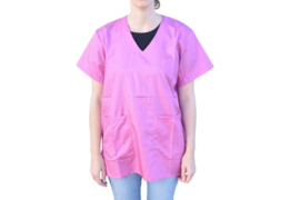 Professionel Trimshirt Korte Mouw Roze S t/m XL