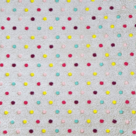 Benchkussen Teddybont - Colorful Dots - Gratis Verzending