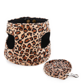 Hondentuigensetje Leopard  Small - Borstomvang 28-34 cm 