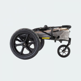 INNOPET SPORTY EVOLUTION - LATTE -  Fietskar en Buggy in 1-Gratis Verzending