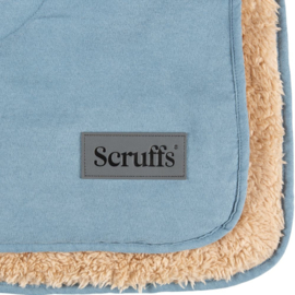 Scruffs Cosy Blanket Lagoon Blue 110x75 cm- Zachte Hondendeken