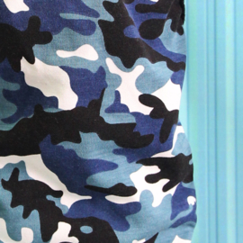 Honden Shirt Blauw Camouflage - Small - Ruglengte 25 cm - In Voorraad