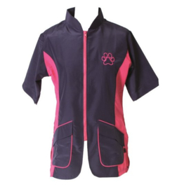 Trimshirt Easy zwart/fuchsia S t/m 3XL- Gratis Verzending