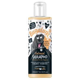 Bugalugs Oatmeal & Aloe Hondenshampoo 250ml -droge, jeukende en geïrriteerde huid te kalmeren.
