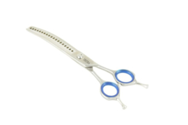 Gebogen Schaar Chunker 7"Tritra Professioneel 20 Tands 440 C- Ideaal voor Doodles-Gratis Verzending