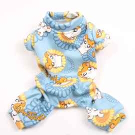 Honden Pajama  Cartoon Blauw XS t/m XL
