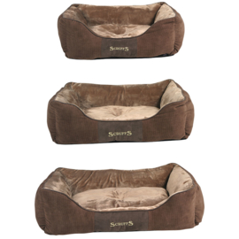 Scruffs Chester Box Bed Chocolade - Gratis Verzending