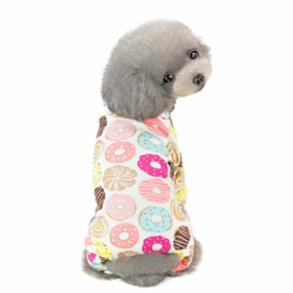 Honden pajama Donut S t/m XXL