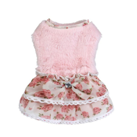 Hondenjurk Dini Roze Large- Ruglengte 30-33 cm- In voorraad