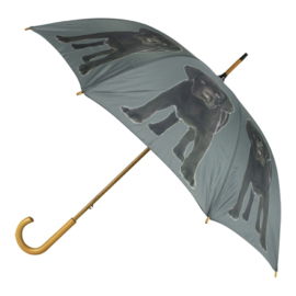 Paraplu labrador bruin