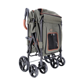 Ibiyaya Gentle Giant Pet Wagon Hondenbuggy – Army Green - Gratis verzending