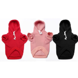 Honden Hoody Security Roze - Medium - Ruglengte 30-32 cm - In Voorraad