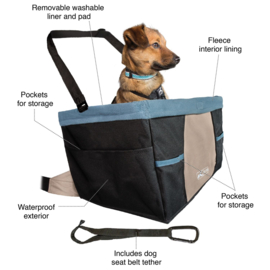 Kurgo Rover Stoelverhoger – Verhoogd Autostoeltje voor Honden - Gratis verzending