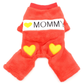 Honden pakje I Love Mommy - Medium- Ruglengte 25 cm - In Voorraad