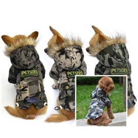 Hondenjas Camouflage XXL - Ruglengte 40 cm- In voorraad