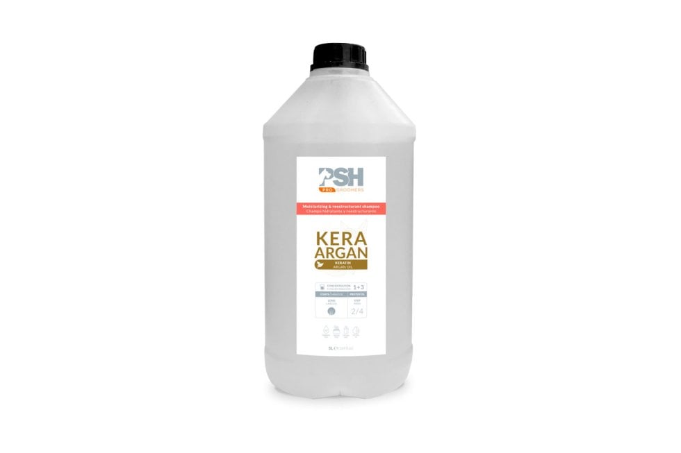 PSH Kera Argan Hondenshampoo 5 Liter- Droge - Beschadigde Vacht