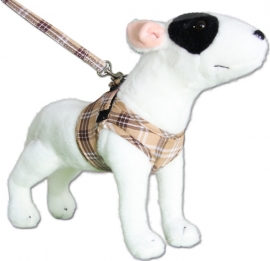 Doxtasy Hondentuigje Comfy Harness Scottish Beige XS 28-33 cm