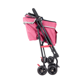 Hondenbuggy Ibiyaya Astro Go Lite Pet Stroller Pink - tot 8 kg - Gratis Verzending/ Verwacht 6-10-2023