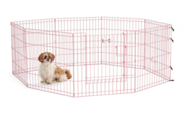 Puppyren Roze Uitvouwbaar XL - L 560 X H 60 CM- Gratis Verzending