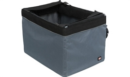 TRIXIE FIETSMAND VOOR AAN STUUR NYLON GRIJS 38X25X25 CM - GRATIS VERZENDING