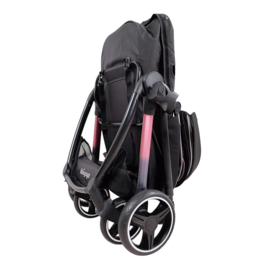 Ibiyaya Hondenbuggy  Retro Luxe Stroller – Prism Black - Gratis Verzending