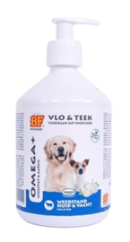 BIOFOOD OMEGA + VLOEIBAAR SCHAPENVET MET KNOFLOOK VLO / TEEK 250 ML