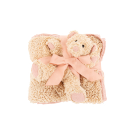 Scruffs Cosy Blanket & Toy Cadeauset Roze