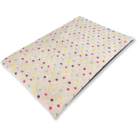 Benchkussen Teddybont - Colorful Dots - Gratis Verzending