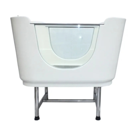 Hondenbad professioneel wit met raam 106 x 62 x 96 cm- Gratis Verzending