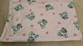 Hondendeken Fleece Little Mouse Roze 70x50 cm - IN VOORRAAD