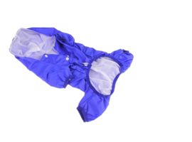 Honden Regenpak blauw XL - Ruglengte 40-43 cm - In voorraad