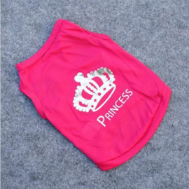 Hondenshirt Princess Medium - Ruglengte 28-29 cm - In Voorraad