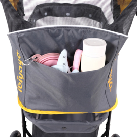 Ibiyaya Hondenbuggy Cloud 9 Pet Stroller Mustard Yellow - tot 20kg - Gratis Verzending