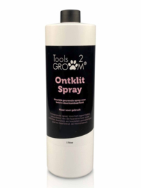 Tools-2-Groom Ontklitspray Luxe Hond- 1 Liter ( Navulling)