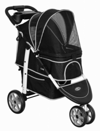 Hondenbuggy Innopet Monaco Black met Regenhoes -Gratis Verzending