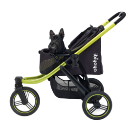 Ibiyaya – Hondenbuggy The Beast Pet Jogging Stroller Jet Black / Uitverkocht