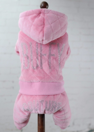 Hondenjumpsuit Roze Buffy - Small - Ruglengte 25 cm - In Voorraad